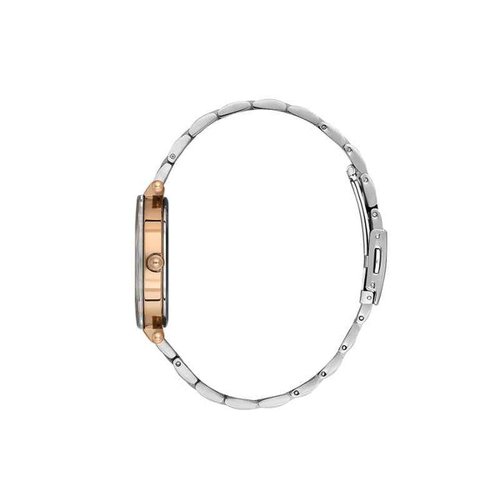 Daniel Klein Women Stainless Steel Silver and Rose Gold Watch DK1139546