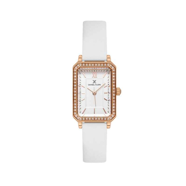Daniel Klein Women Genuine Leather White Watch DK1139715