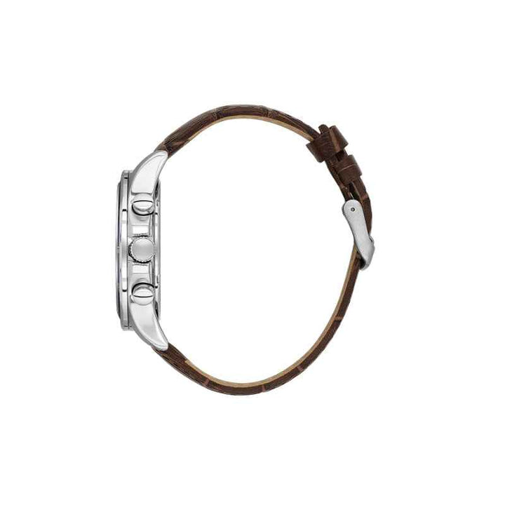 Daniel Klein Men Genuine Leather Dark Brown Watch DK1139733