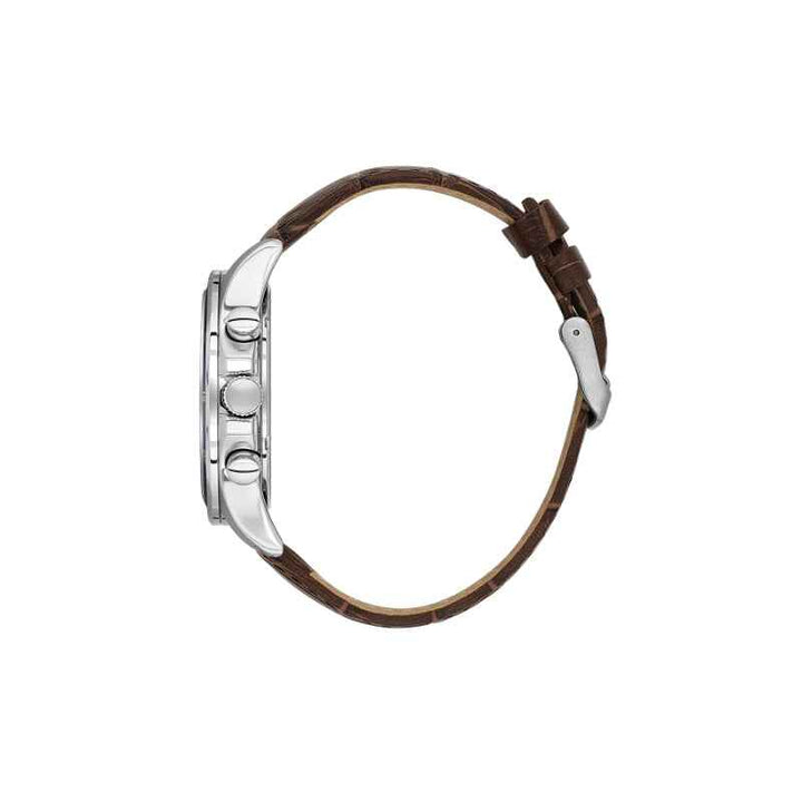 Daniel Klein Men Genuine Leather Dark Brown Watch DK1139735