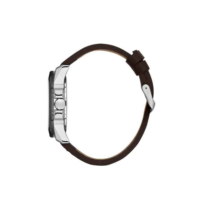 Daniel Klein Men Genuine Leather Dark Brown Watch DK1139754