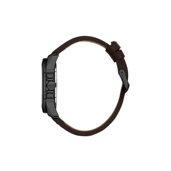 Daniel Klein Men Genuine Leather Dark Brown Watch DK1139755