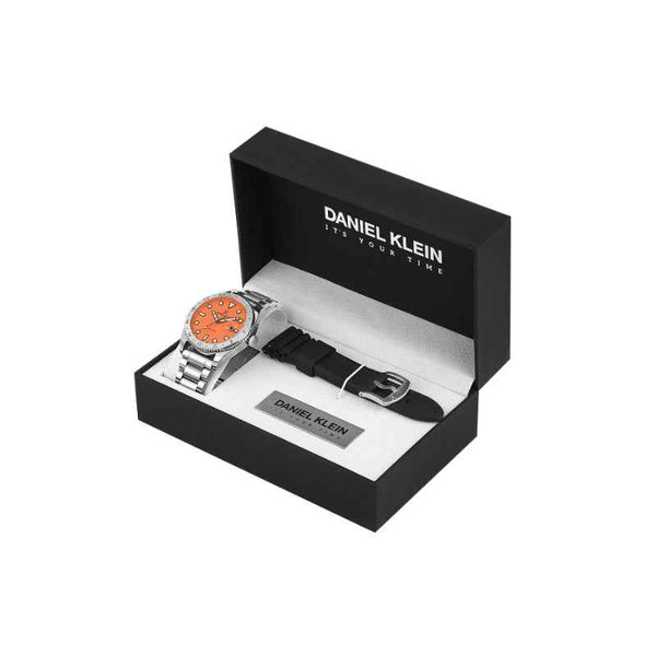 Daniel Klein Men Stainless Steel Silver Watch DK1139805