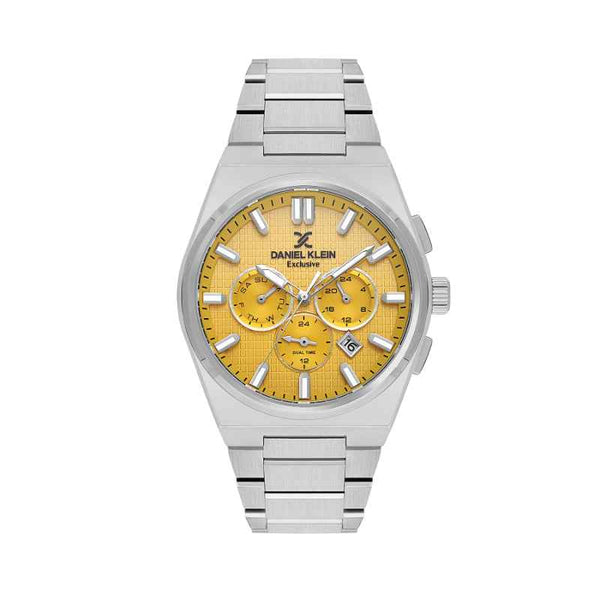 Daniel Klein Men Stainless Steel Silver Watch DK1139815