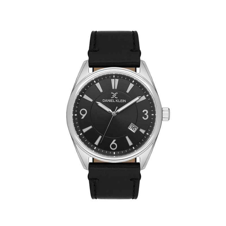 Daniel Klein Men Genuine Leather Black Watch DK1139822