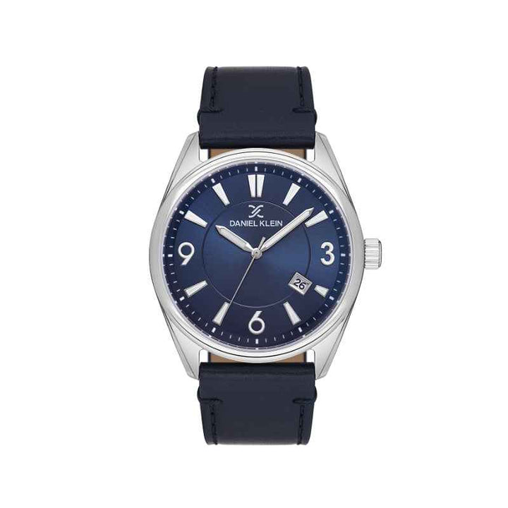 Daniel Klein Men Genuine Leather Dark Blue Watch DK1139823