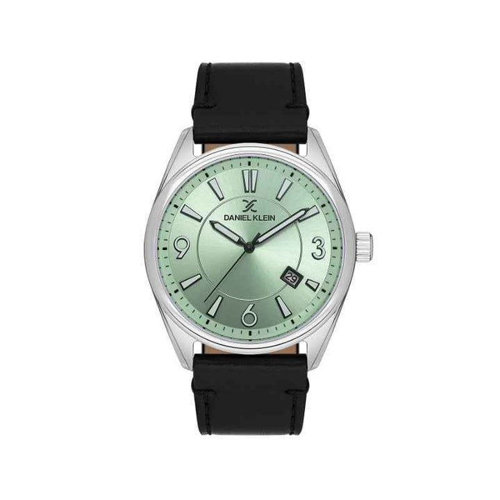 Daniel Klein Men Genuine Leather Black Watch DK1139824