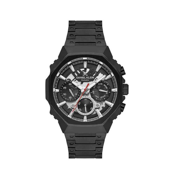 Daniel Klein Men Stainless Steel Black Watch DK1140005