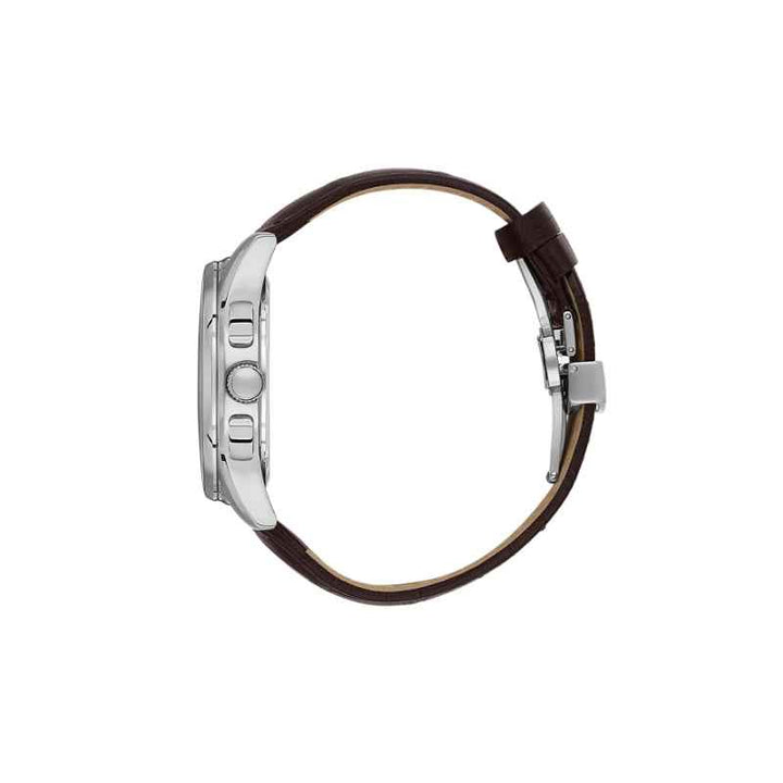 Daniel Klein Men Genuine Leather Dark Brown Watch DK1140023