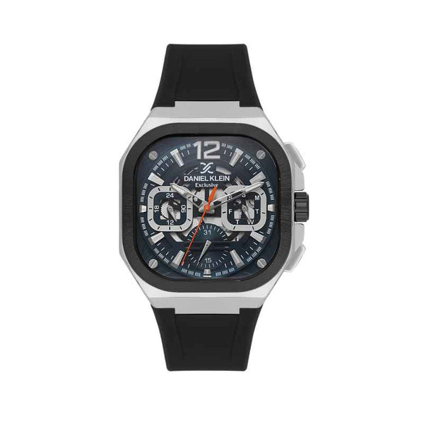 Daniel Klein Men Silicone Black Watch DK1140083