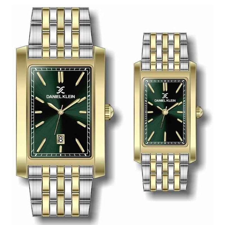 Daniel Klein Adult Stainless Steel Silver and Gold Watch DK1140115