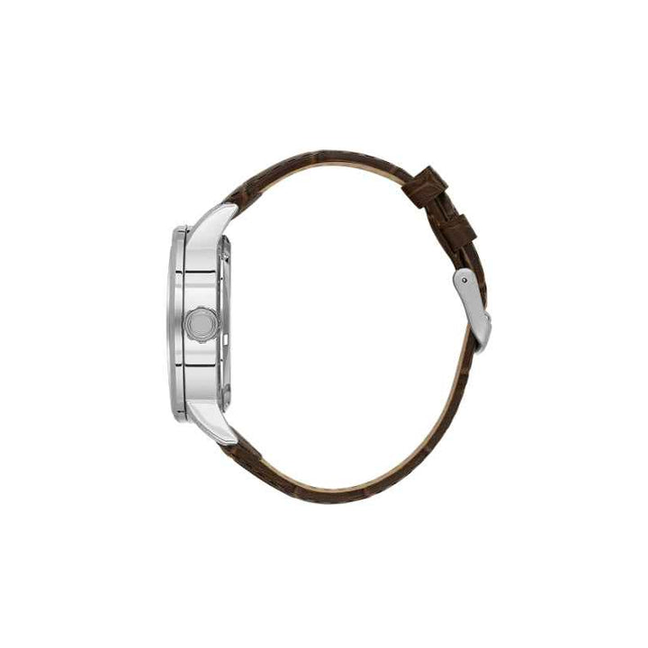 Daniel Klein Men Genuine Leather Dark Brown Watch DK1140133