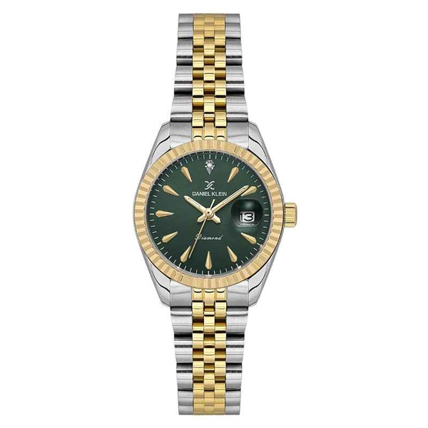 Daniel Klein Women Stainless Steel Silver and Gold Watch DK1140274