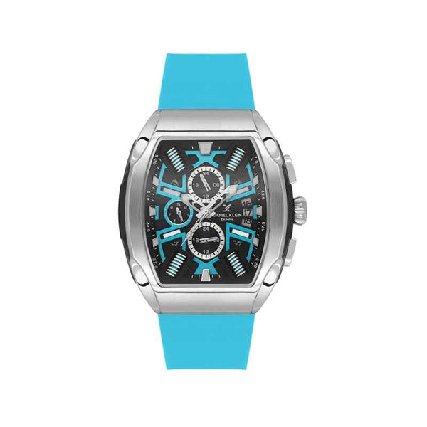 Daniel Klein Men Silicone Blue Watch DK1140284