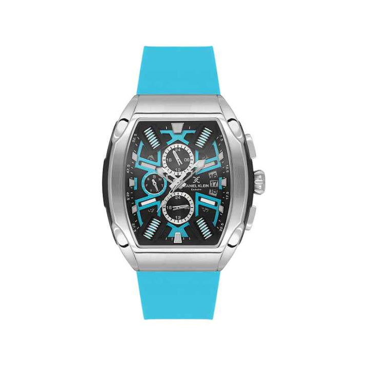 Daniel Klein Men Silicone Blue Watch DK1140284