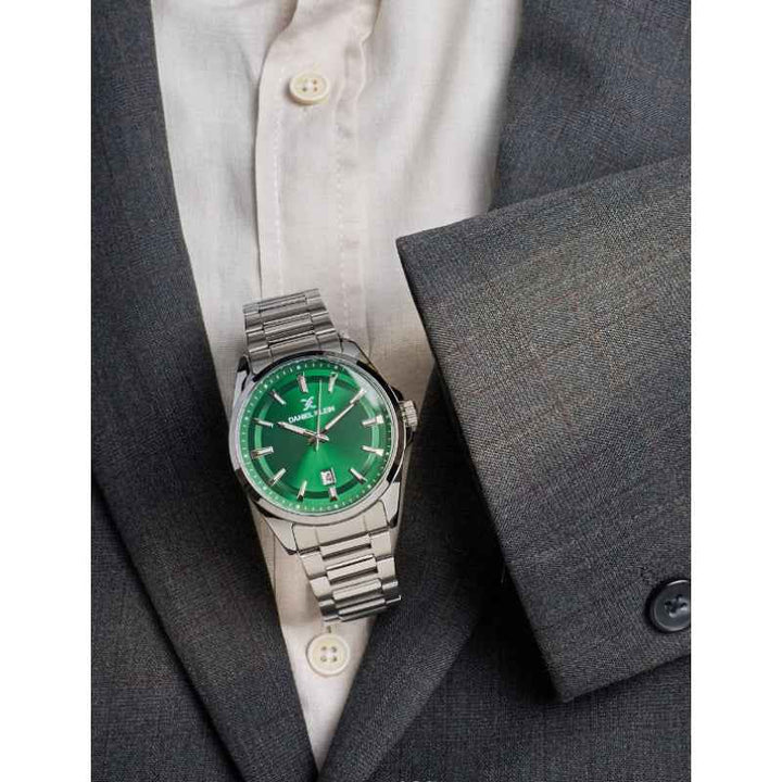 Daniel Klein Men Stainless Steel Silver Watch DK6140355