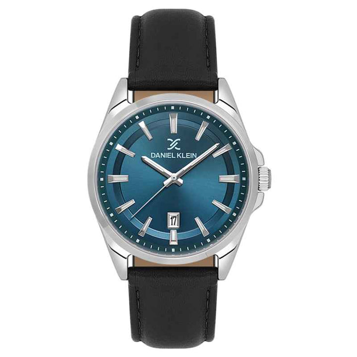 Daniel Klein Men Genuine Leather Black Watch DK6140363
