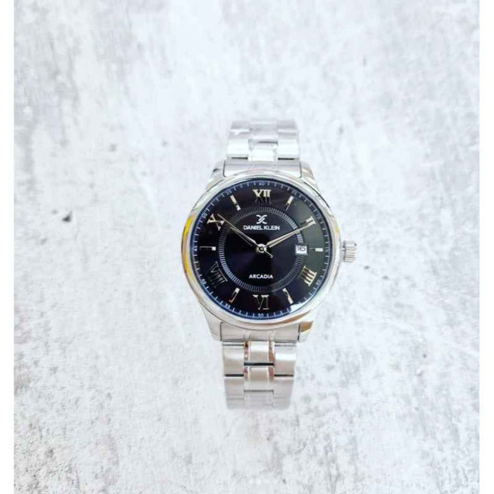 Daniel Klein Men Stainless Steel Silver Watch DK6140505