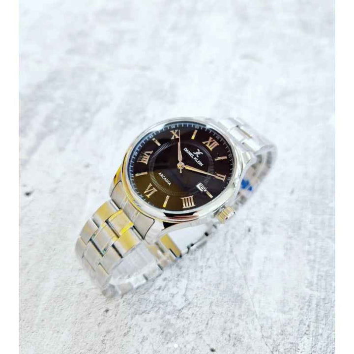 Daniel Klein Men Stainless Steel Silver Watch DK6140505