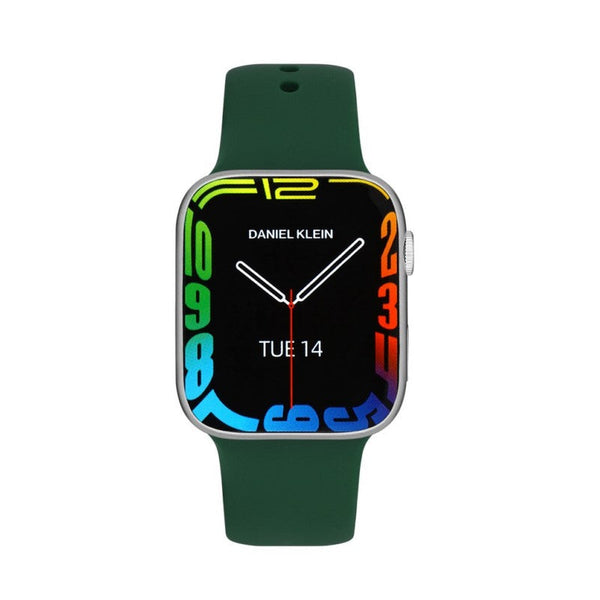 Daniel Klein Unisex Green Silicone Digital Smart Watch