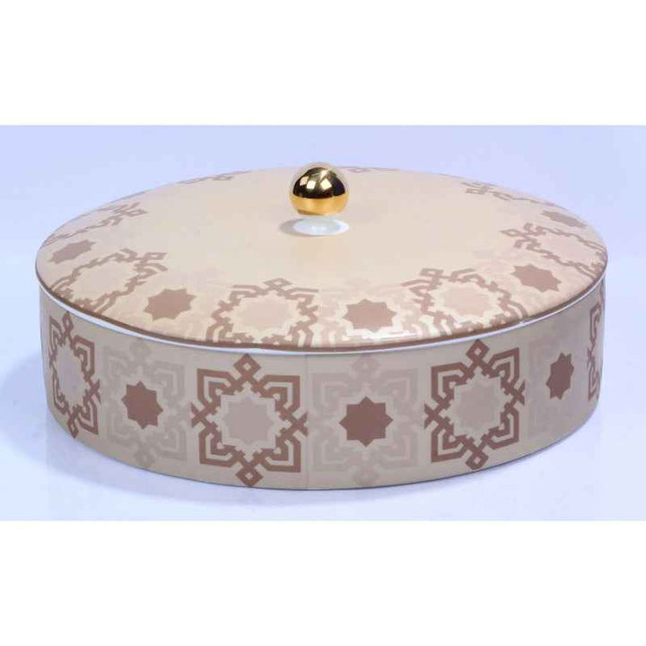 Otantik Medium Date Bowl from Sweet Jars Collection Beige 180 mm ET2035