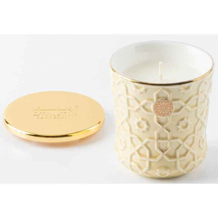 Otantik Small Luxury Scented candle from Rosette Ivory 6.7/5 x 6.5 ET2196