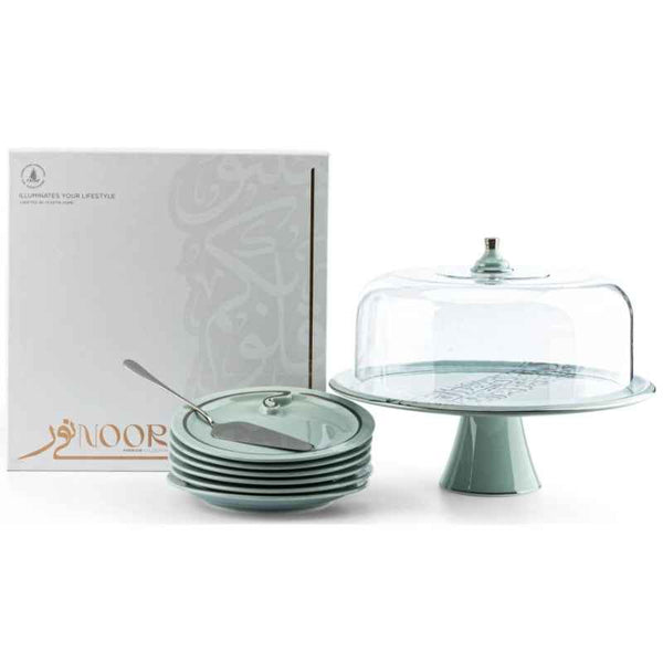 Otantik Cake Set 9 pcs From Nour Blue 7.5, 10 Inch ET2285