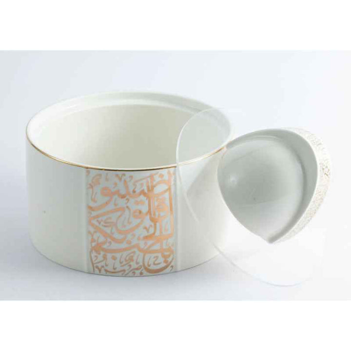 Otantik Medium Date Bowl from Nour White 180 mm ET2312