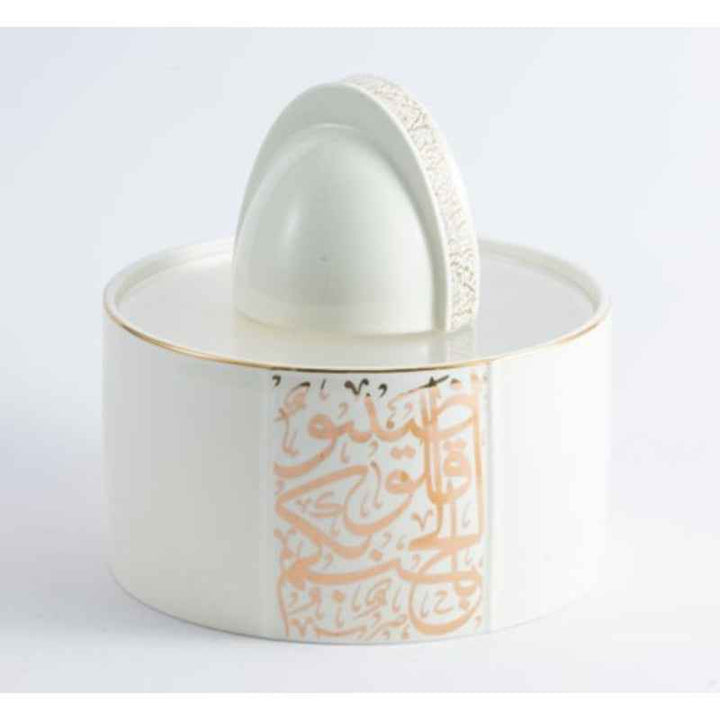 Otantik Medium Date Bowl from Nour White 180 mm ET2312