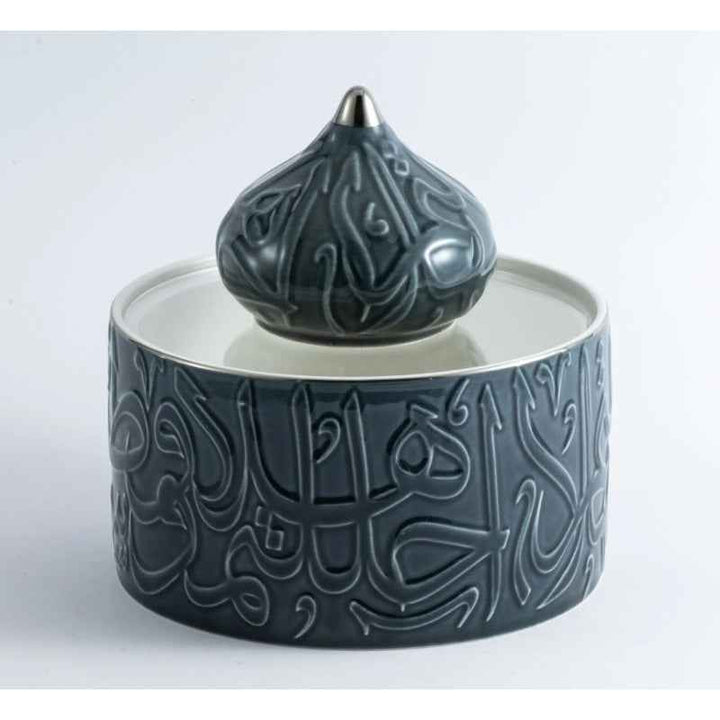 Otantik Acrylic Medium Date Bowl from Diwan Blue 180 mm ET2433