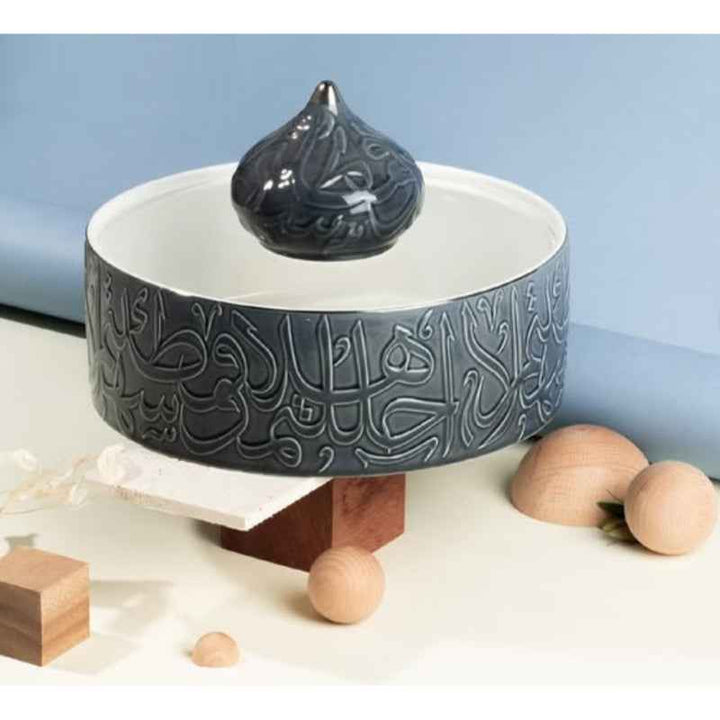 Otantik Acrylic Large Date Bowl from Diwan Blue 250 mm ET2445