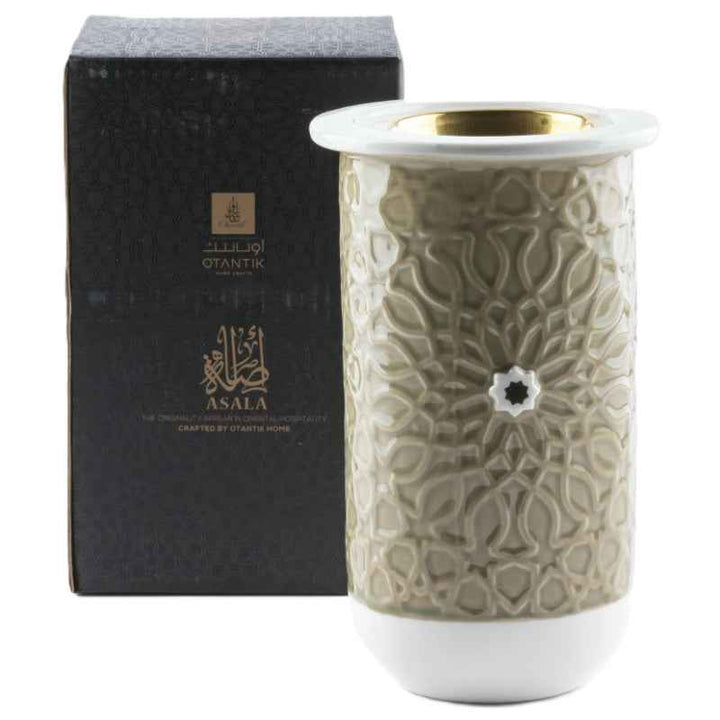 Otantik Incense Burner from Asalah Green 9.1 x 18 cm ET2609