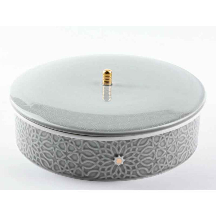 Otantik Large Date Bowl from Asalah Grey 250 mm ET2628