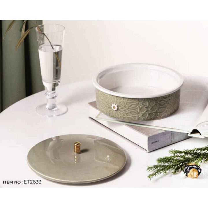 Otantik Medium Date Bowl from Asalah Olive 180 mm ET2633