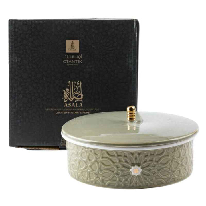 Otantik Medium Date Bowl from Asalah Olive 180 mm ET2633