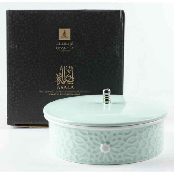 Otantik Medium Date Bowl from Asalah Teal 180 mm ET2635