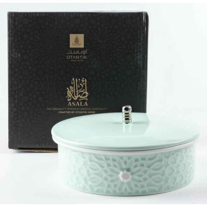 Otantik Medium Date Bowl from Asalah Teal 180 mm ET2635