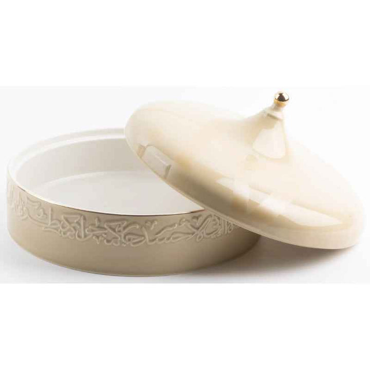 Otantik Large Date Bowl from Jiwar Ivory 250 mm ET2757