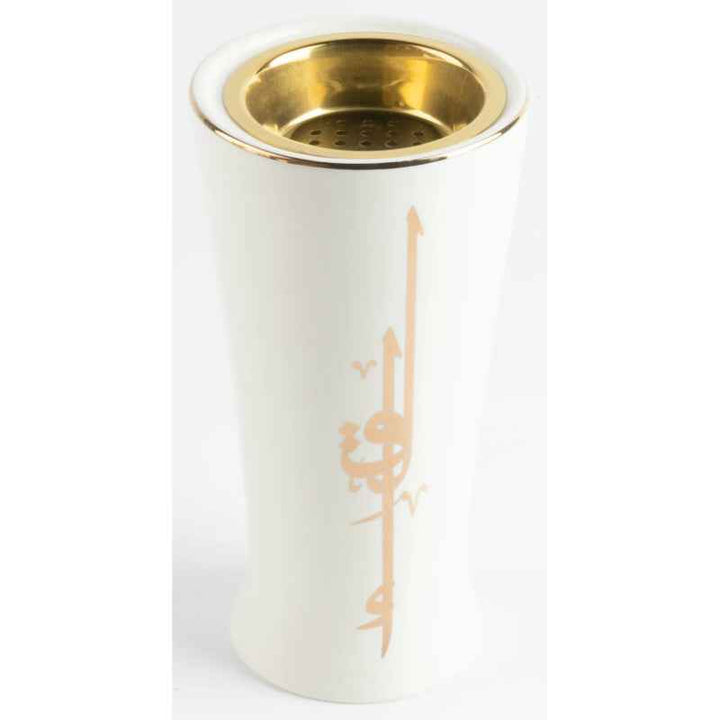 Otantik Incense Burner From Liqaa White 8.9 x 7.5 cm ET2849