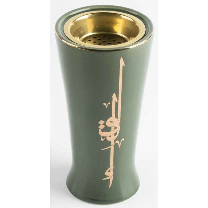 Otantik Incense Burner From Liqaa Green 8.9 x 7.5 cm ET2852
