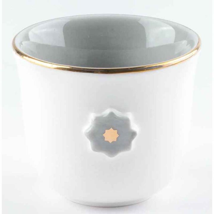 Otantik Arabic Coffee Cups 12 pcs from Asalah Grey 50 cc ET2890