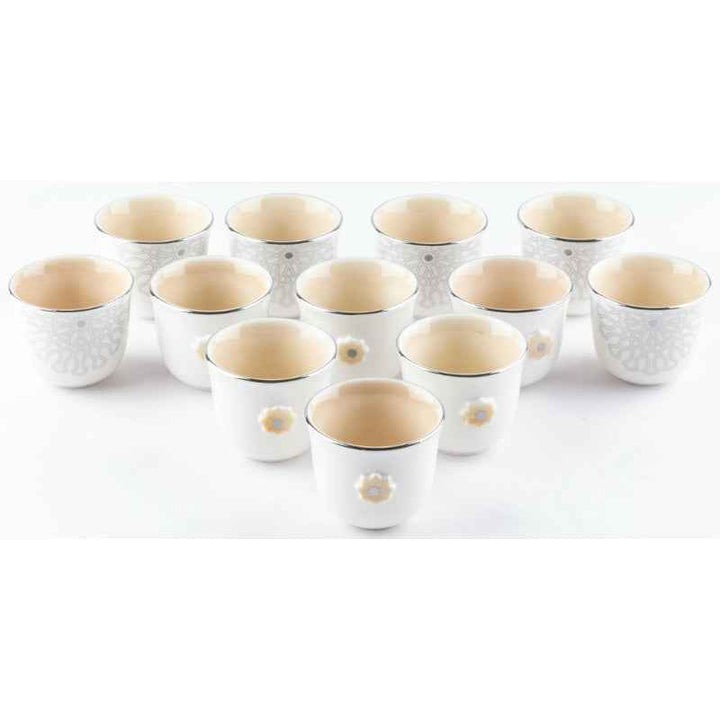 Otantik Arabic Coffee Cups 12 pcs from Asalah Creamy 50 cc ET2892