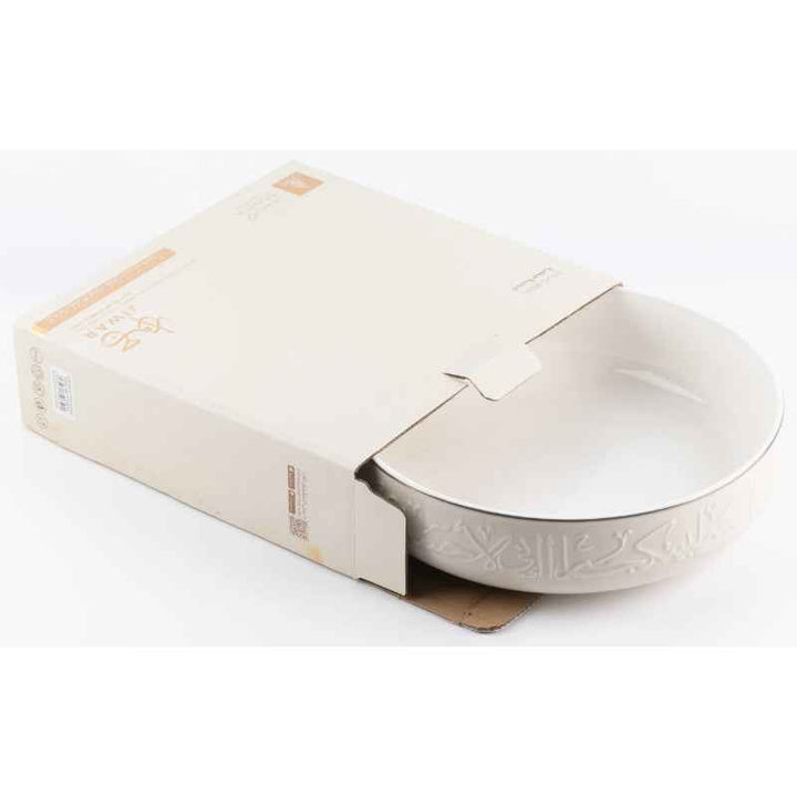 Otantik Salad Serving Bowl from Jiwar Beige 10.5 Inch ET2915
