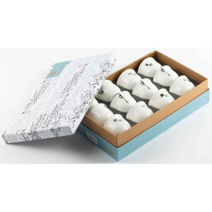 Otantik Arabic Coffee Cups 12 pcs from Liqaa Pearl 50 cc ET2927