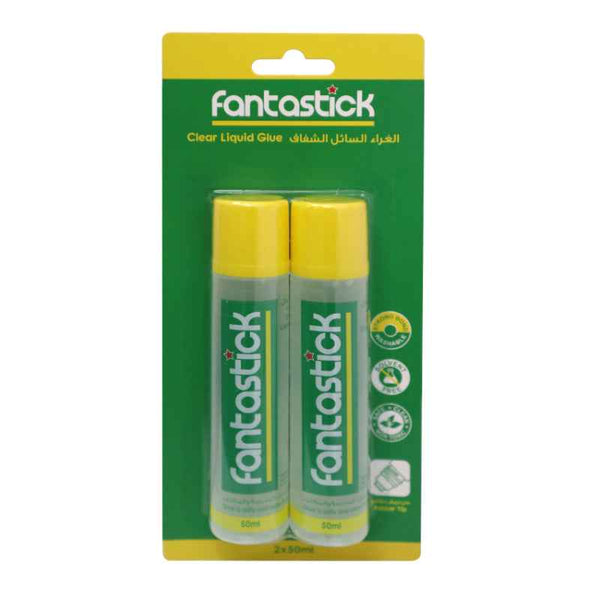 Fantastick Clear Glue 50ml Set of 2