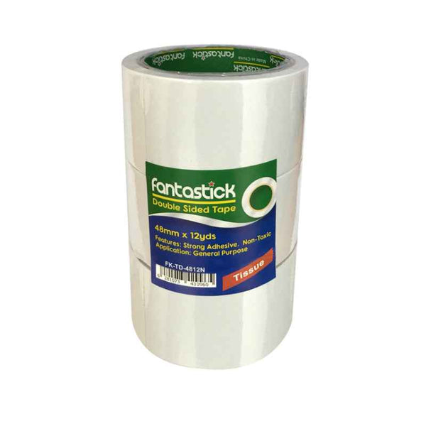 Fantastick Double sided tape 2"x12yards FK-TD-4812N