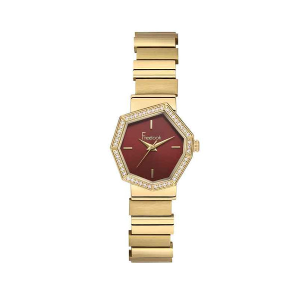 Freelook Lumiere Women Stainless Steel Gold Watch FL1104924