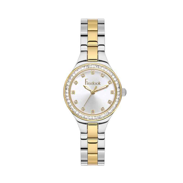 Freelook Lumiere Women Stainless Steel Silver and Gold Watch FL1104935