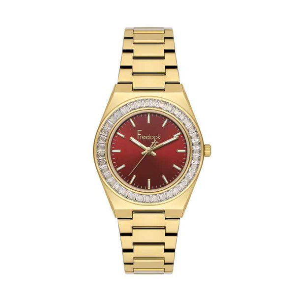 Freelook Charmant Women Stainless Steel Gold Watch FL1105026
