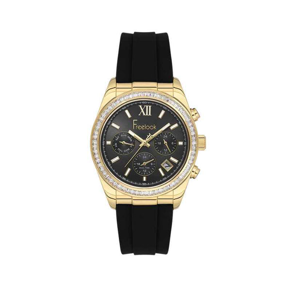 Freelook Charmant Women Silicone Black Watch FL1105104